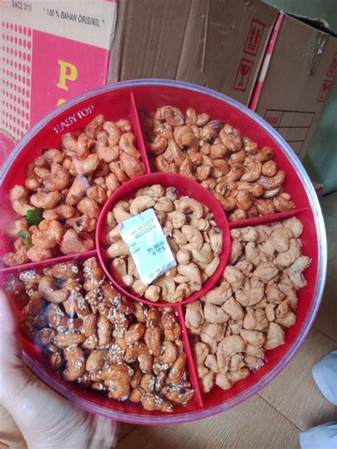 Kacang Mede Tray 5 Rasa Original Madu Wijen Crispy Thailand Lazada