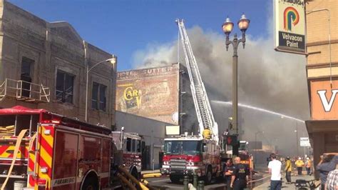 3 Alarm Fire Rips Through Historic Stockton Hotel