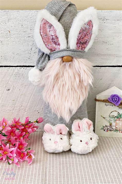 How To Make Adorable No Sew Diy Easter Gnomes Easter Bunny Crafts