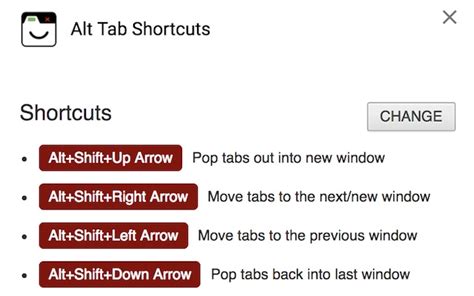 Alt Tab Shortcuts - Chrome Web Store