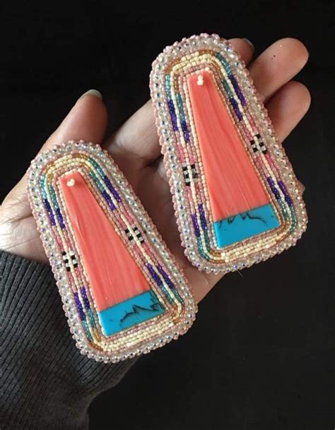 Pin By Tracy Kakakaway On Beadwork Ideas Beaded Earrings Tutorials