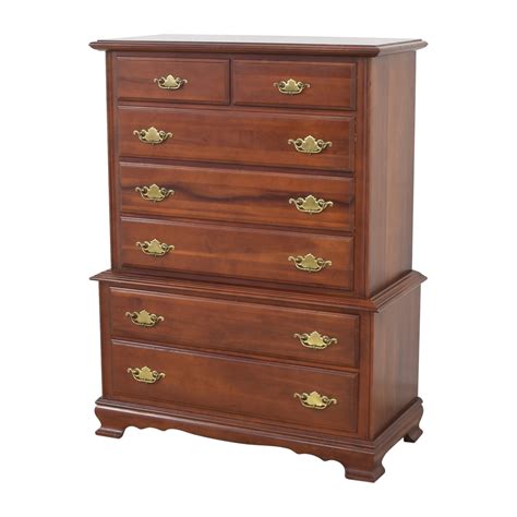 Off Seven Drawer Chippendale Highboy Dresser Storage