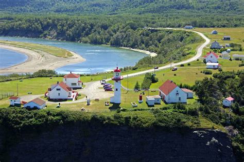 Cape Madeleine Lighthouse In Madeline Centre Qc Canada Lighthouse