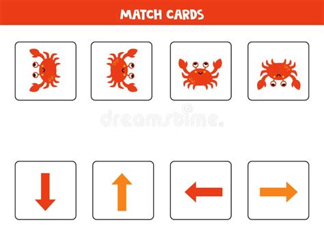 left     spatial orientation  cute cartoon crab