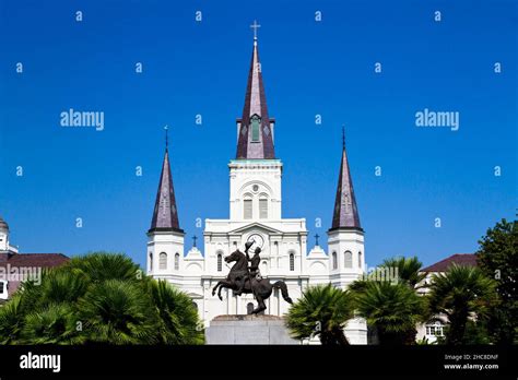 The St Louis Cathedral New Orleans La Usa Stock Photo Alamy