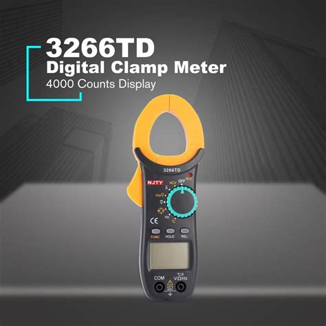 Mini Digital Clamp Meters Ac Dc Current Voltage Grandado