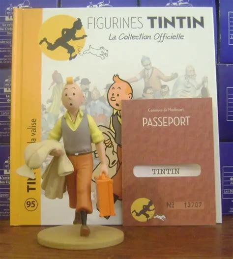 TINTIN FIGURINE Collection Officielle N 95 Tintin A La Valise EUR 40