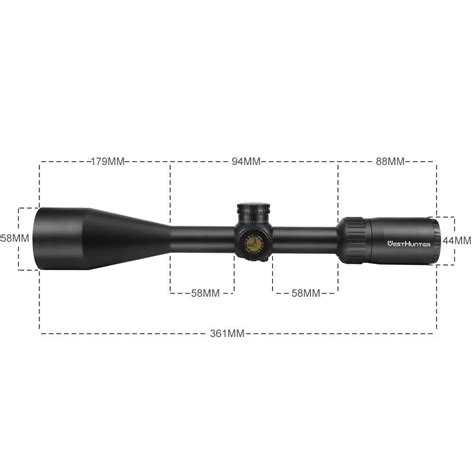 WestHunter WHT C 6 24X50 SFP Scope Long Range Side Parallax Hunting