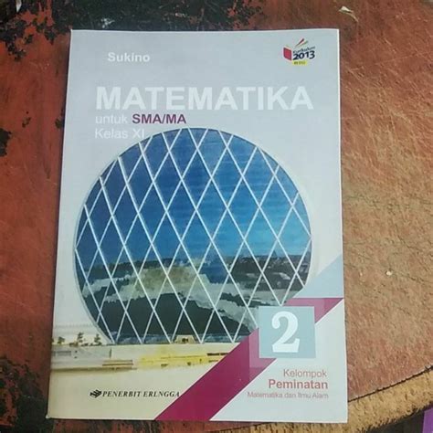 Jual Buku Matematika Sma Ma Kelas Penerbit Erlangga Sukino