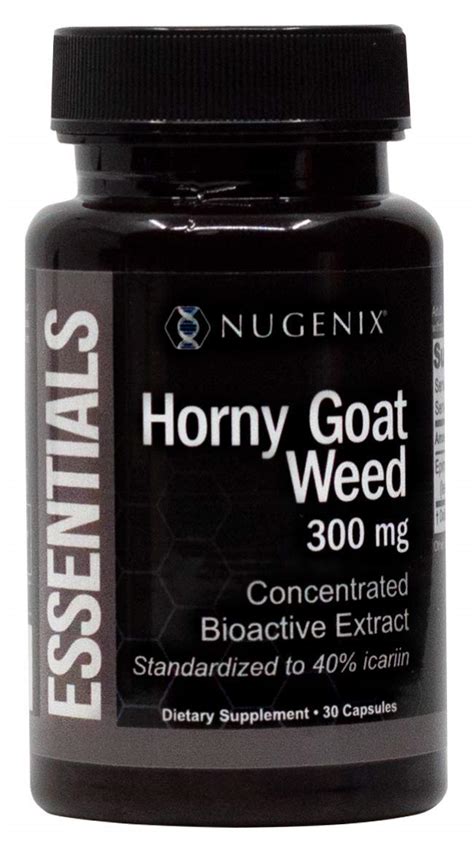 Buy Nugenix Essentials Horny Goat Weed Extract Mg Epimedium