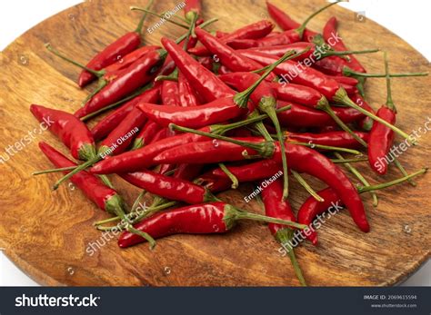 Small Red Hot Chili Peppers Isolated Stock Photo 2069615594 Shutterstock