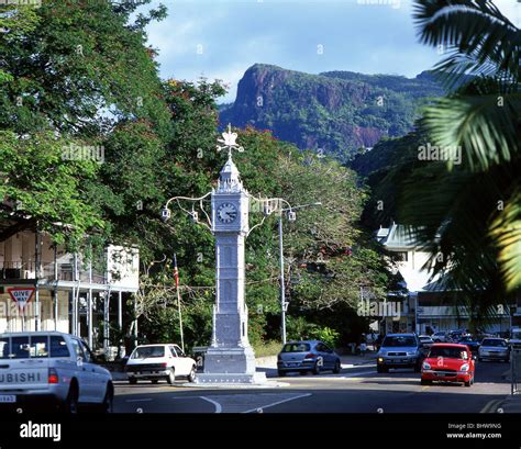 Victoria Clock Tower Independence Avenue Victoria Mahe Seychelles