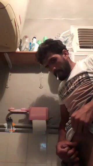 Turkish Horny Man Wanking In Bathroom ThisVid