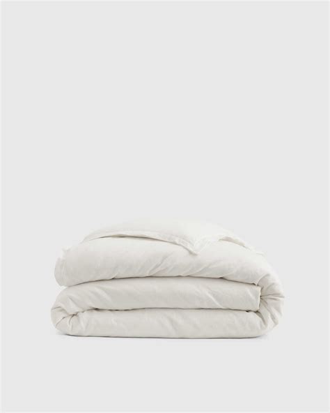 European Linen Double Embroidered Edge Duvet Cover