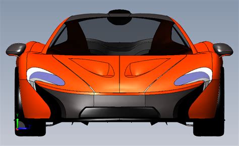 迈凯轮汽车模型solidworks 2013模型图纸下载 懒石网