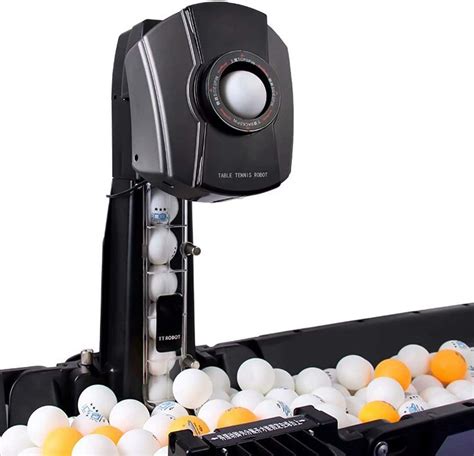 Polyer 50W Automatic Table Tennis Ball Machine Ping Pong Ball Training