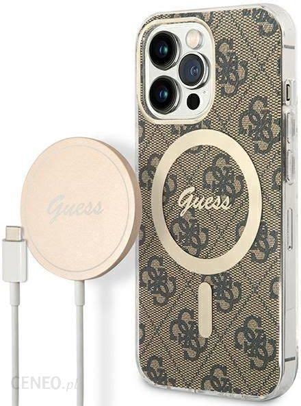 Zestaw Guess Gubpp Sh Eacsk Case Charger Iphone Czarny Black