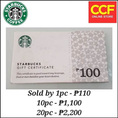 Starbucks Gift Card Gift Cards GiftCard GC Gift Certificate | Lazada PH