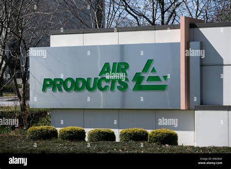 A Logo Sign Outside Of The Headquarters Of Air Products And Chemicals