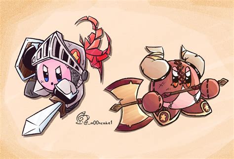 Knight Kirby & Waddle Dee Brute (OC) : r/Kirby