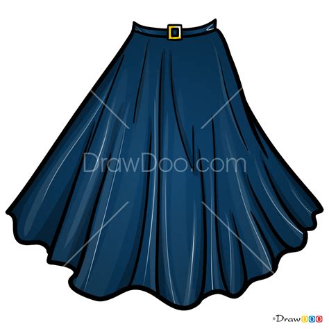 How To Draw Skirt Clothes