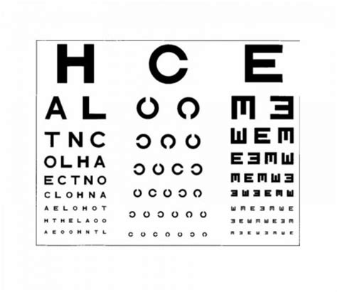 50 Printable Eye Test Charts Printabletemplates