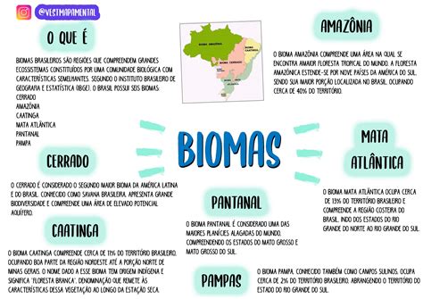Mapa Mental Sobre Os Biomas Brasileiros - 6