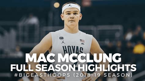 Mac McClung Highlights (2018-19 Season) - Freshman Season - YouTube