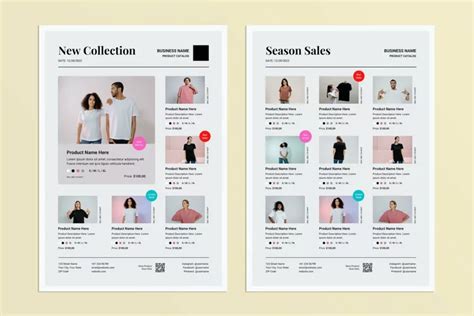 Fashion Line Sheet Templates