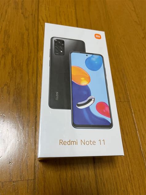 Xiaomi Redmi Note 11 グラファイトグレー Simフリー 新品未開封｜paypayフリマ