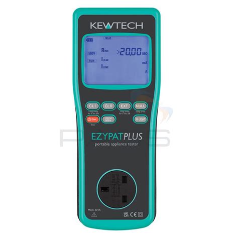 Kewtech Ezypat Plus Pat Tester Battery Operated