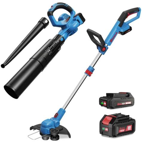 AiDot Enhulk 20V 4 0AH Leaf Blower 20V 2 0Ah String Trimmer Edger Combo