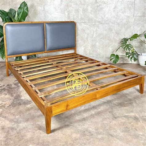 Dipan Bed Frame Rangka Tempat Tidur Kayu Jati Sandaran Jok