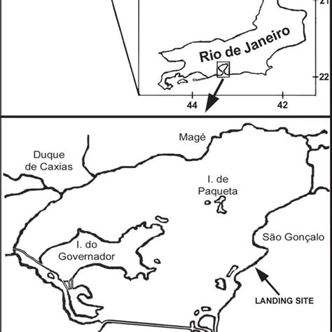 Geographical Location Of Guanabara Bay With The Surrounding Cities