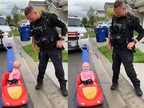 Toddlers Encounter With Police For Driving On Wrong Side Of Road