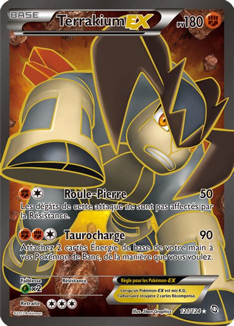 Terrakium EX Noir Blanc Dragons Exaltés 121 Poképédia