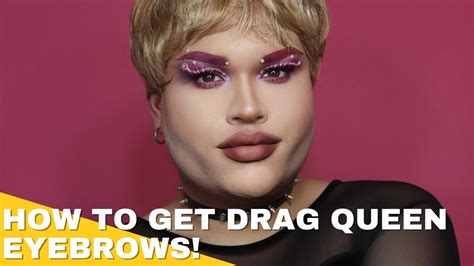 How To Get Drag Queen Eyebrows Dragtutorial Youtube