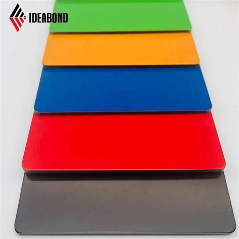 Ideabond Popular 4x8 Feet 3mm Pvdf Both Side Color Aluminum Composite