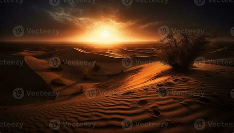 Sand Dune Landscape Sunset Outdoors Dry Sunlight Arid Climate Africa