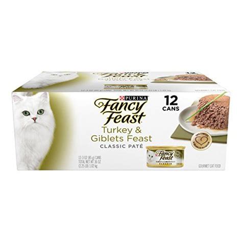 Purina Fancy Feast Pate Turkey And Giblets Feast Classic Grain Free Wet