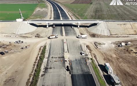 Cum se văd din dronă loturile din Autostrada A7 construite în Prahova