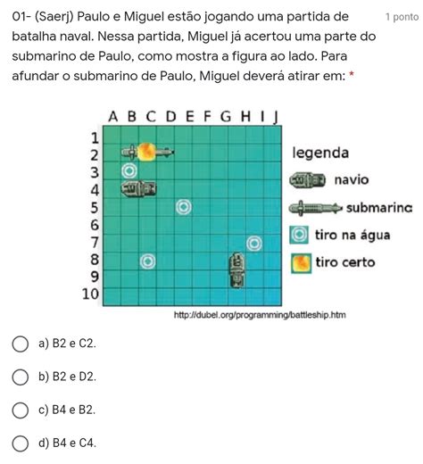 Solved Saerj Paulo E Miguel Est O Jogando Uma Partida De Ponto