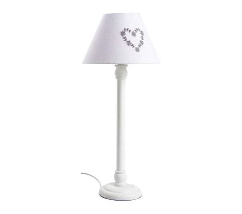 Lampe Poser En Bois Motif Coeur Lampe Poser But