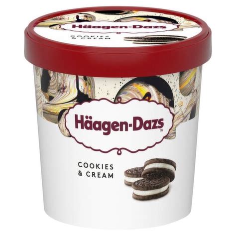 Haagen Dazs Cookies Cream Ice Cream Ml Storefront En