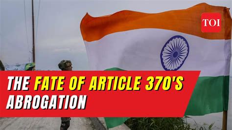 Breaking Supreme Court To Examine Article 370 Abrogation From Jammu