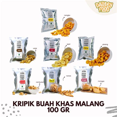 Jual Keripik Buah Sayur Gram Nangka Apel Nanas Mangga Kerupuk