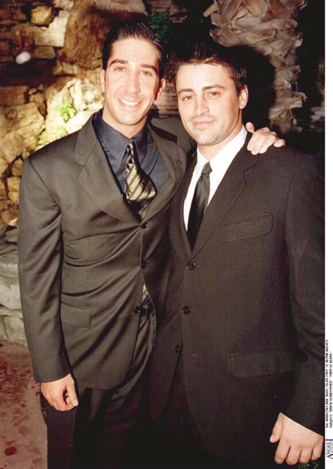 Photo : David Schwimmer et Matt LeBlanc - Friends helping friends ...