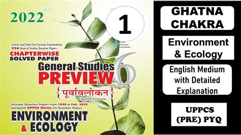 Ghatna Chakra Environment Ecology English Medium With Detailed