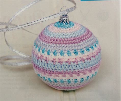 Crochet Christmas Bauble Pattern Christmas Tree Decoration E Pattern