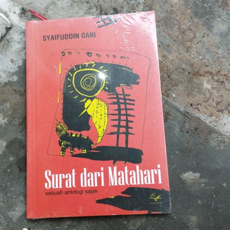 Jual Surat Dari Matahari Syaifuddin Gani Kota Yogyakarta Kwaliteit